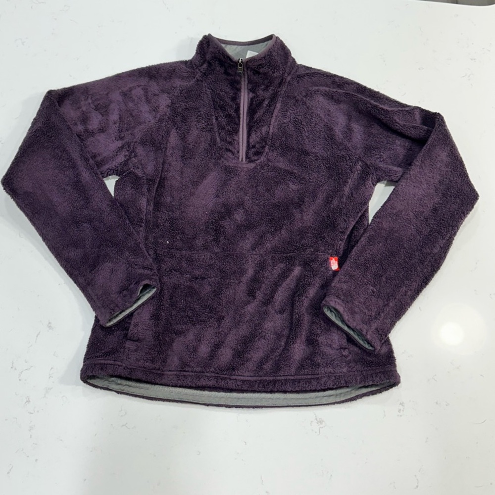 The North Face Cozy Purple Fleece Pullover